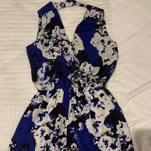 Parker Blue Romper, Size Small